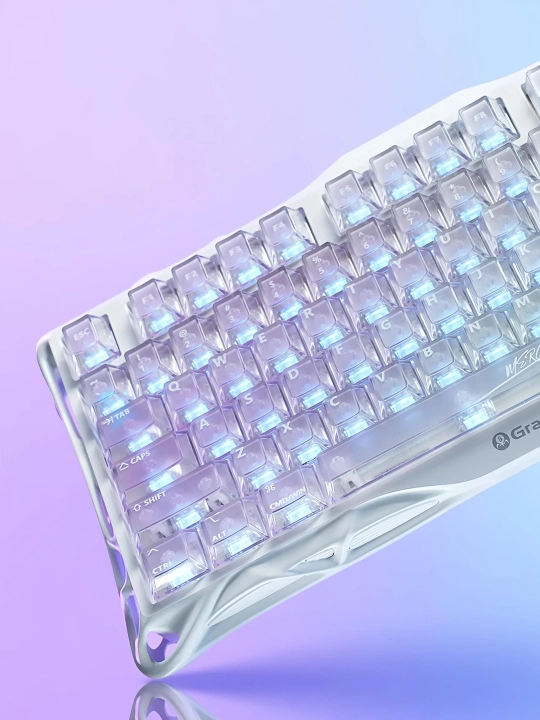 O'yin klaviaturasi GravaStar Mercury K1 Lite - Crystal Aurora