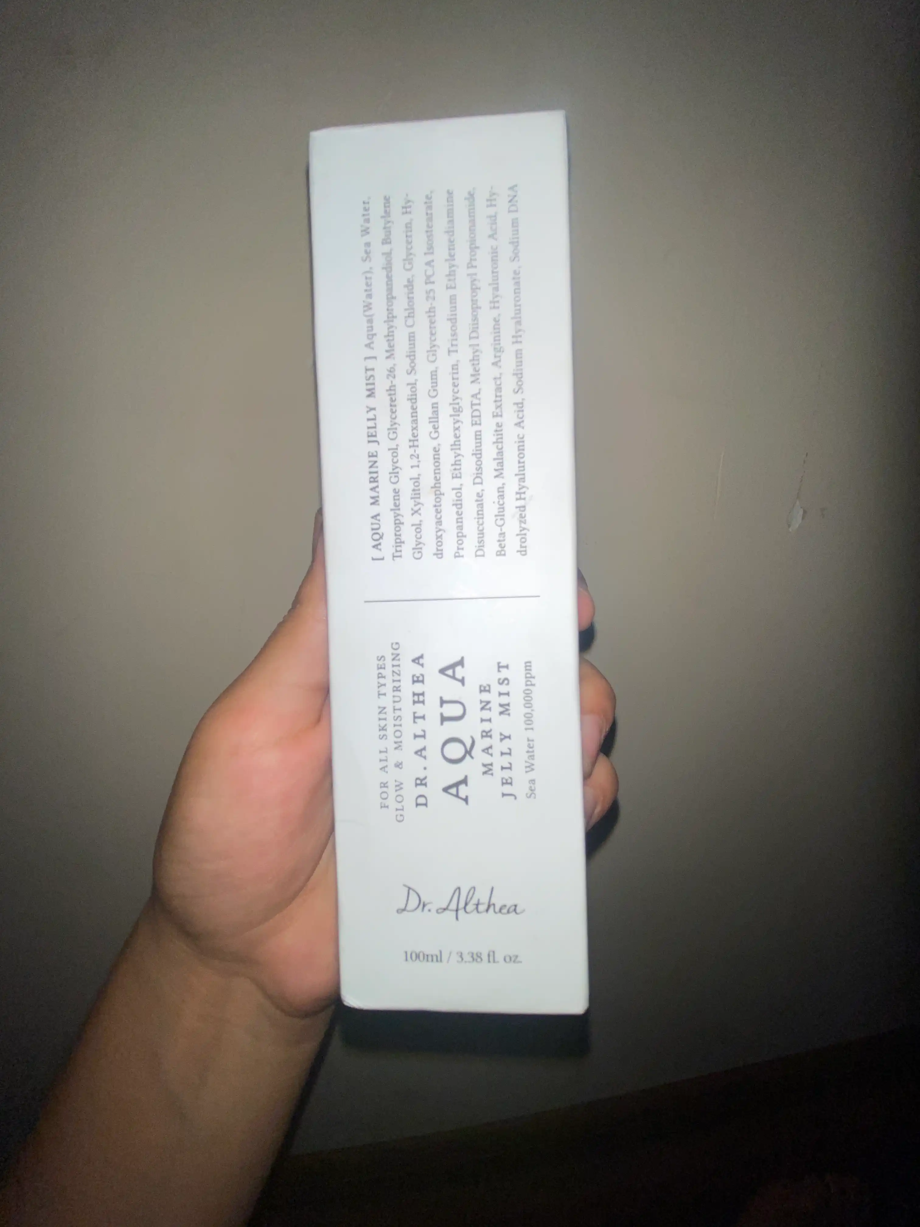Dr. Althea — yuz uchun namlovchi mist-sprey, PDRN bilan, 100 ml