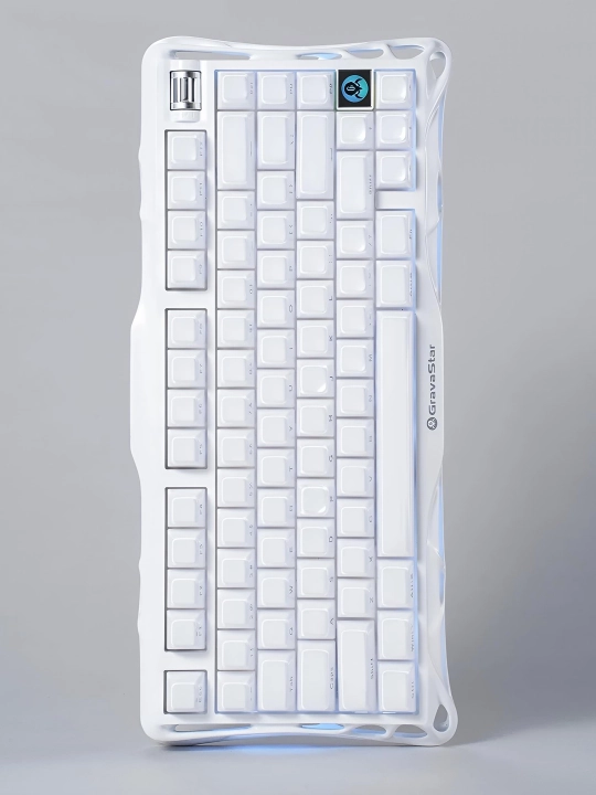 O'yin klaviaturasi GravaStar Mercury K1 - Opaline White