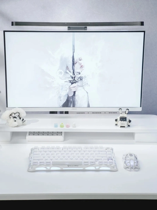 O'yin klaviaturasi GravaStar Mercury K1 - Opaline White