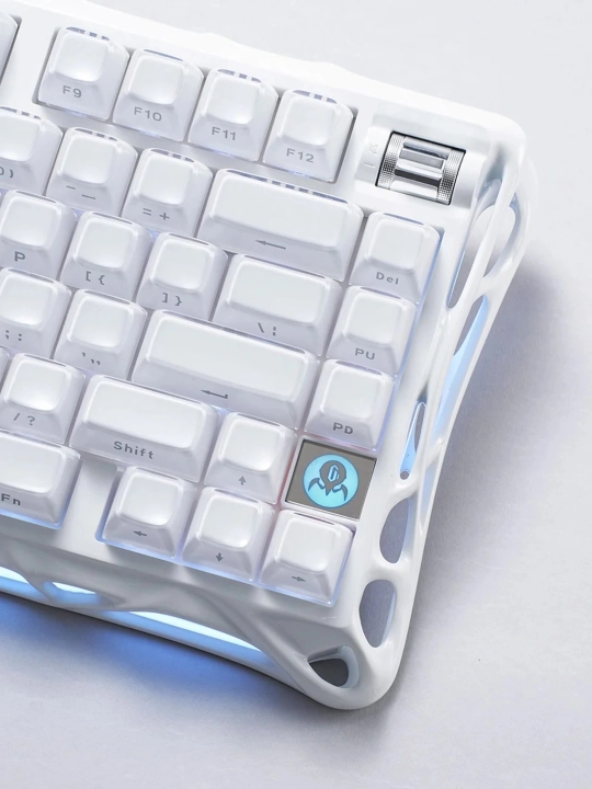 O'yin klaviaturasi GravaStar Mercury K1 - Opaline White