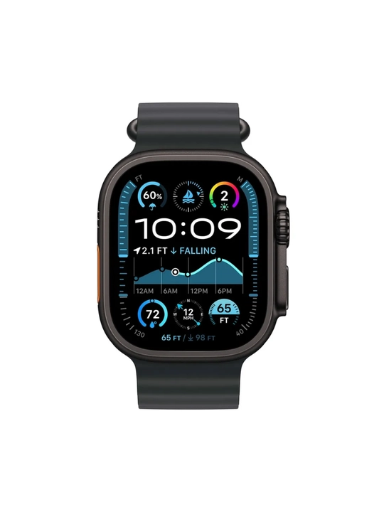 Aqlli soatlar Apple Watch Ultra 3 2024 GPS + Cellular 49 mm, qora titan korpus