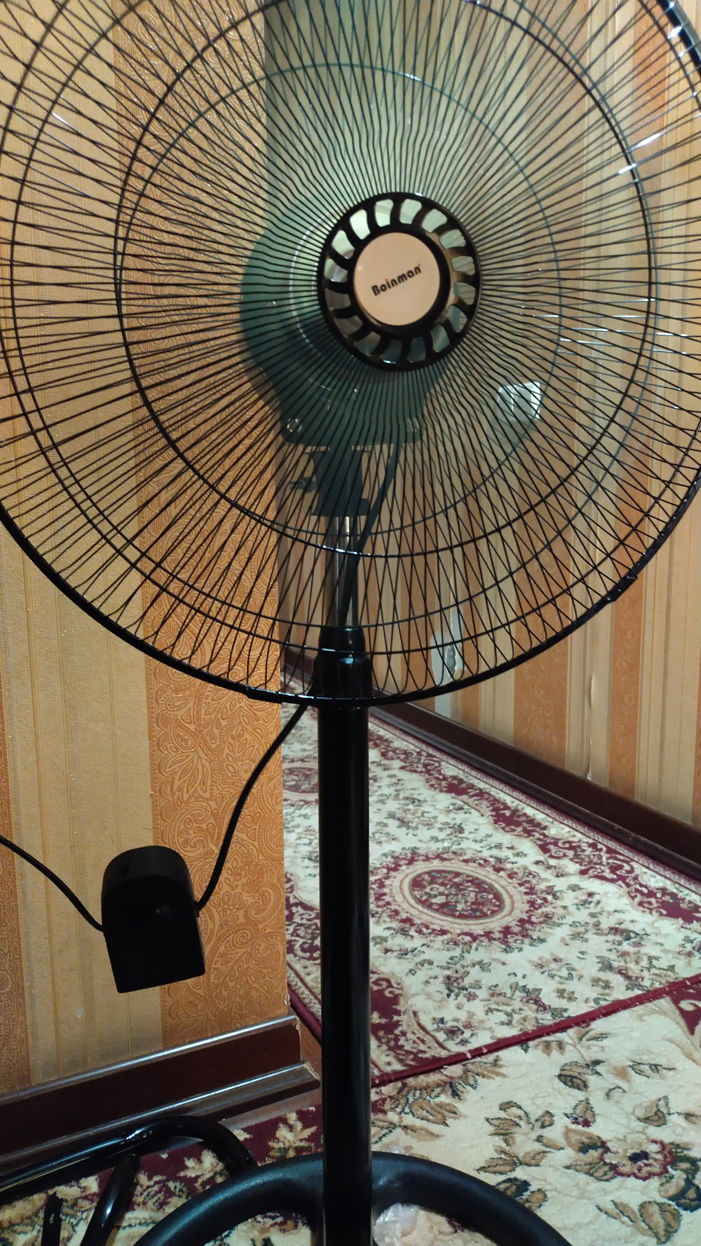 Pol ventilyatori 50 sm, 100W, 5 parrakli, 3 tezlikli kuchli sovutish