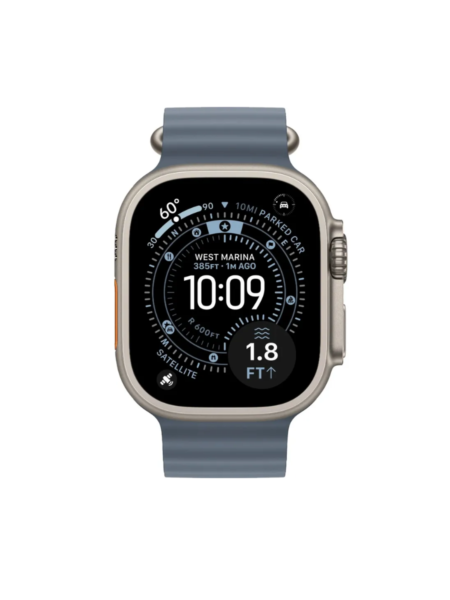 Aqlli soatlar Apple Watch Ultra 3 2024 GPS + Cellular 49 mm, qora titan korpus