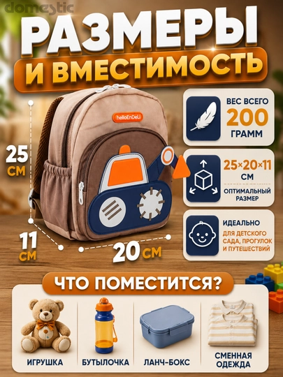 Рюкзак детский для мальчиков и девочек сумка для садика