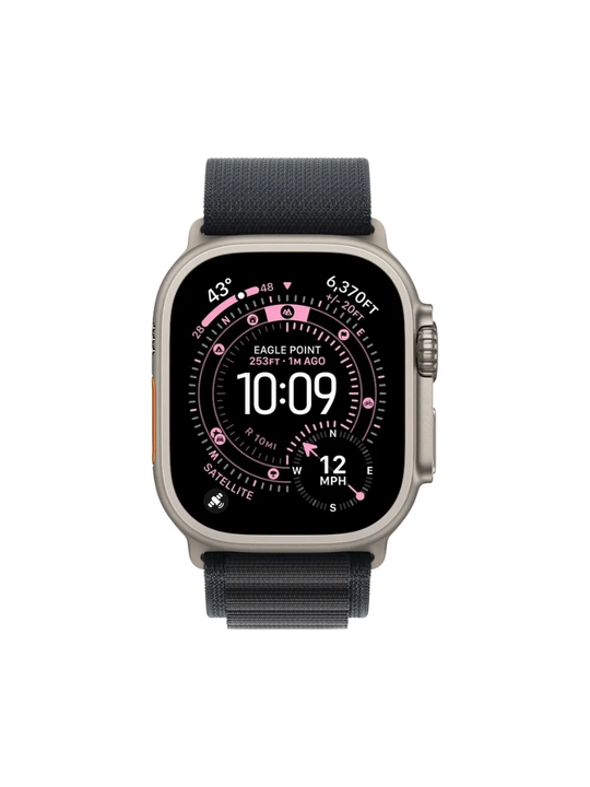 Умные часы Apple Watch Ultra 3 2024 GPS, Cellular 49mm черный титановый корпус