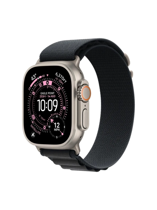 Aqlli soatlar Apple Watch Ultra 3 2024 GPS + Cellular 49 mm, qora titan korpus - 