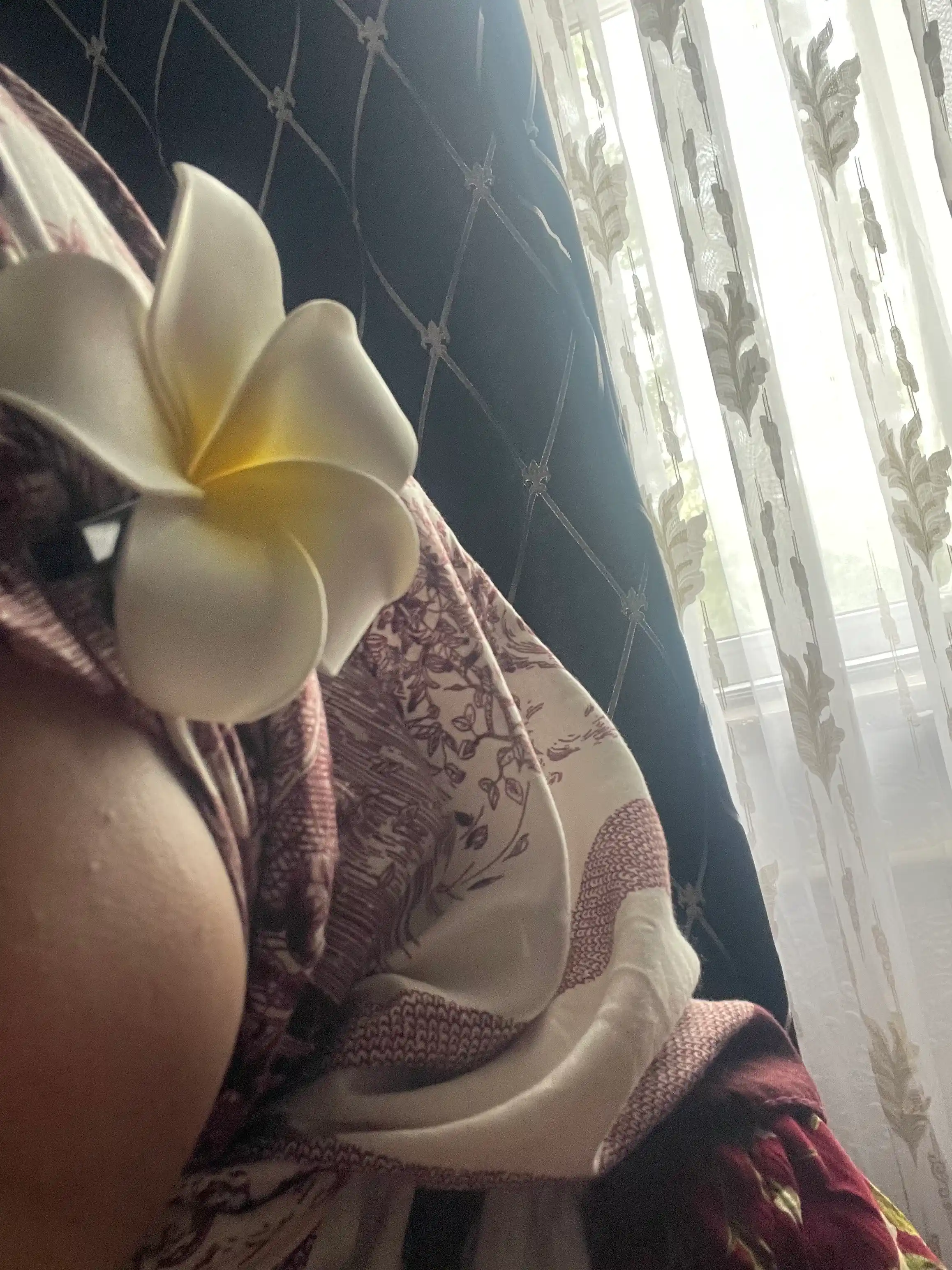 Заколка,для волос цветок в Гавайском стиле