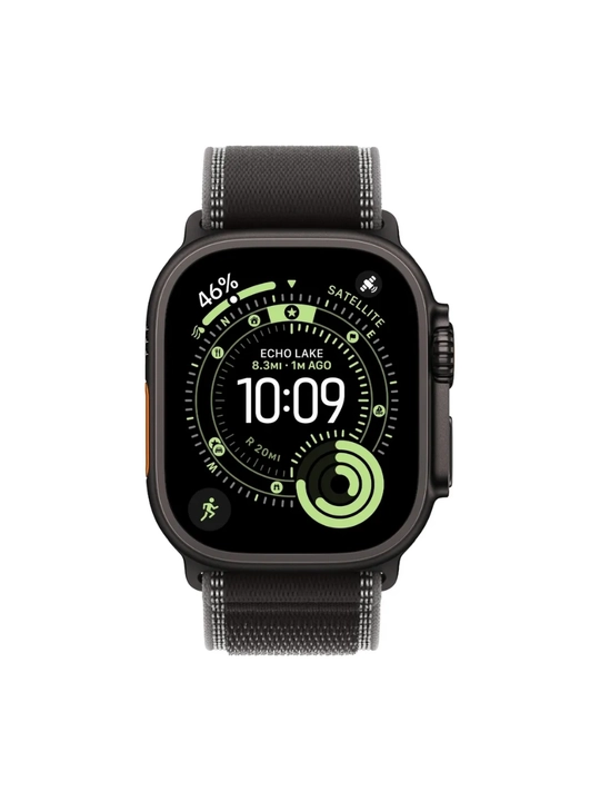 Aqlli soatlar Apple Watch Ultra 3 2024 GPS + Cellular 49 mm, qora titan korpus