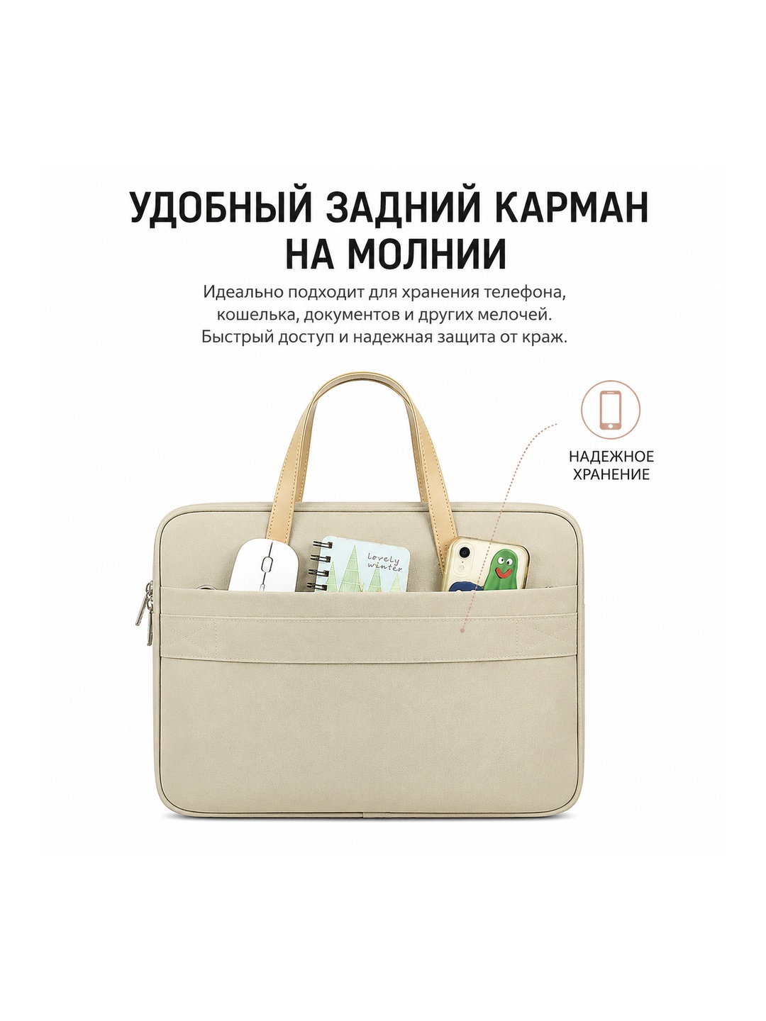 Сумка для ноутбука SHENG BEIER, водоотталкивающая, с плечевым ремнем