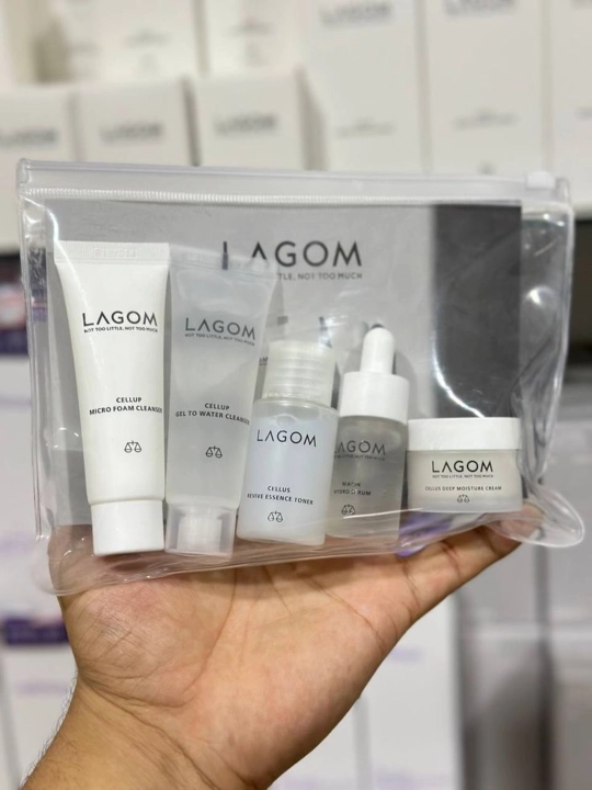 LAGOM TRAVEL KIT kosmetika vositalari to‘plami, 5 ta mahsulot