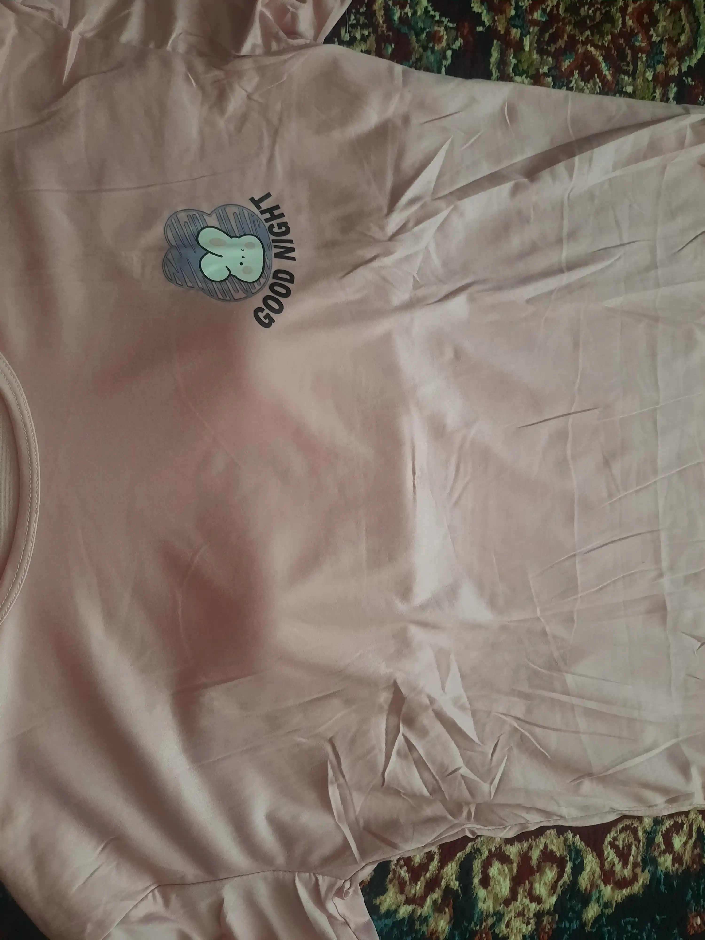 Ayollar uchun uch qismli pijama, 3v1, keng, o‘lchamlari M-3XL