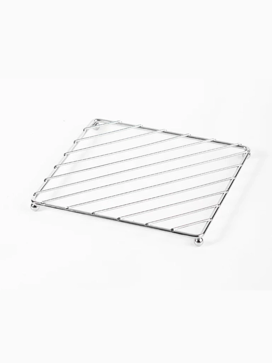 Issiq idishlar uchun metall taglik, oshxona uchun himoya podstavkasi, 18x18 sm