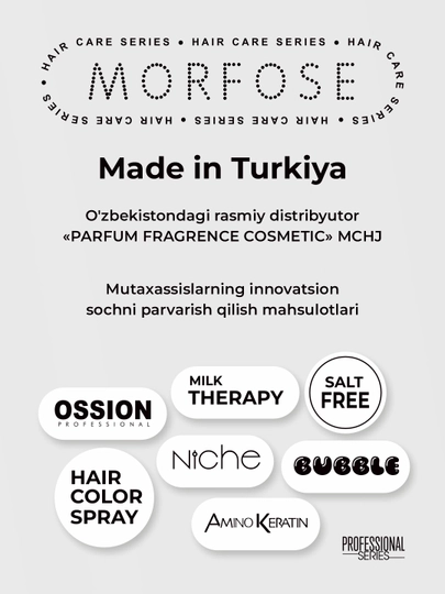 Воск для волос Morfose Ossion Wax, для всех типов волос, 150 мл, 100 мл