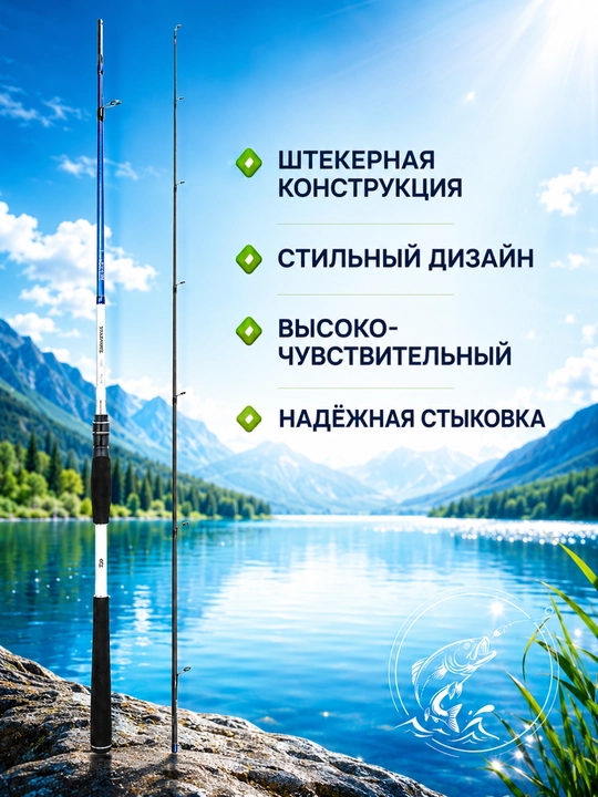 Спиннинг для рыбалки штекерный