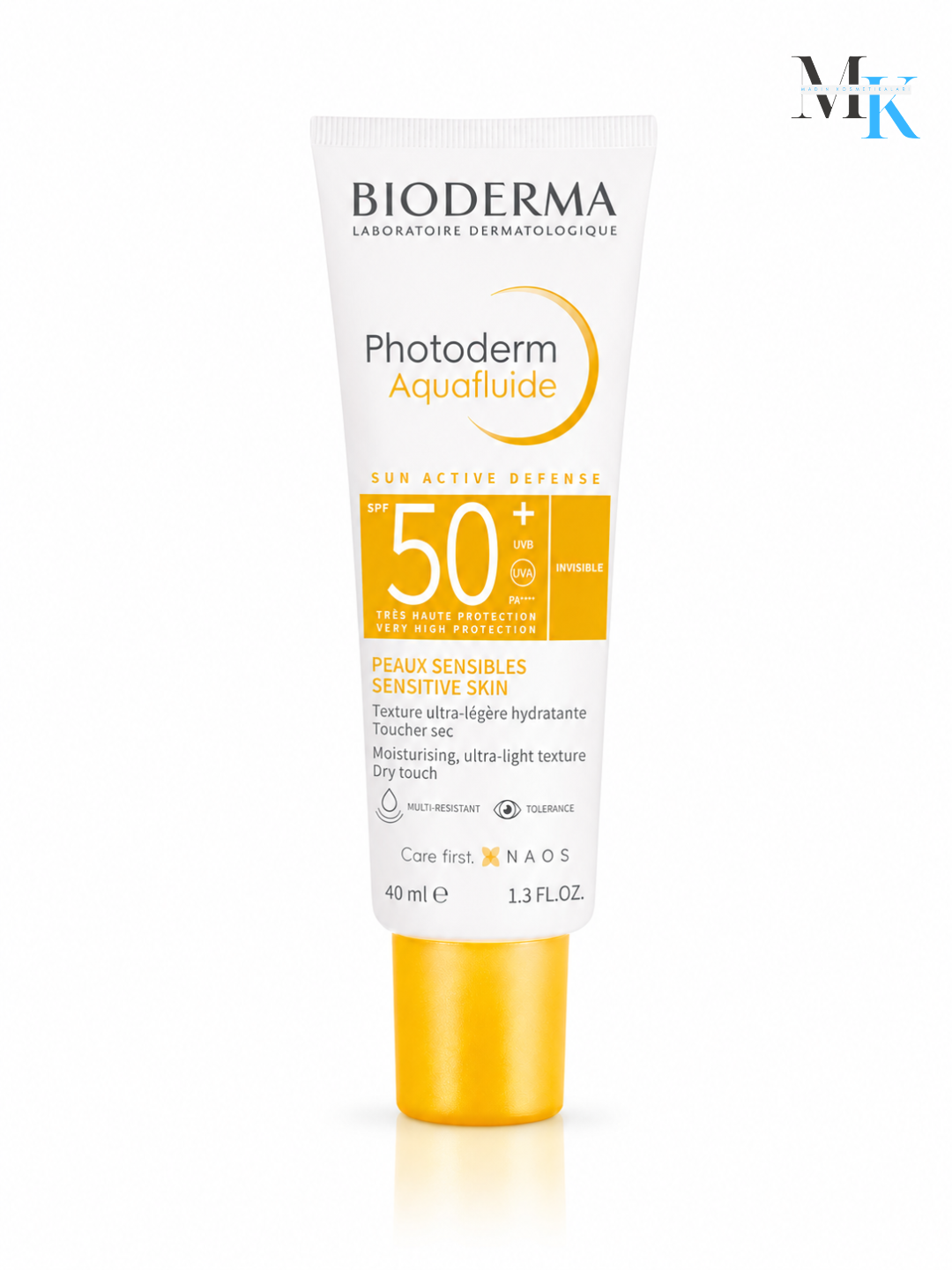 Лёгкий флюид для макияжа без белых следов Photoderm Aquafluide SP50 40 мл - 