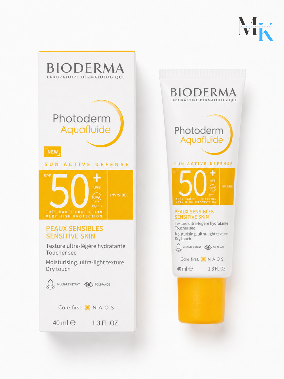 Лёгкий флюид для макияжа без белых следов Photoderm Aquafluide SP50 40 мл