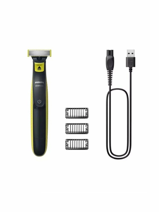 Philips OneBlade QP2724/10 trimmer va elektr britva 2-in-1 soqol va kontur uchun