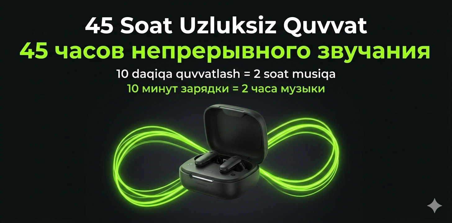 Simsiz quloqchinlar Anker Soundcore R50i, Bluetooth, shovqinni pasaytiruvchi naushnik