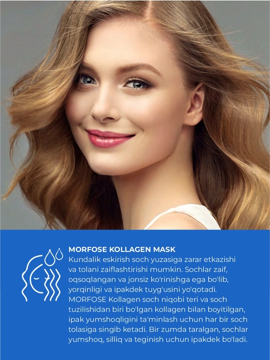 Профессиональная маска для волос Morfose Hair Mask, 500 мл