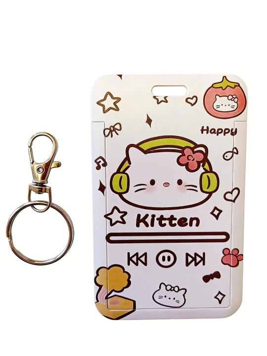 Аниме катрхолдер, для id карт, банк карты Hello Kitty, Capybara, Chiikawa - 