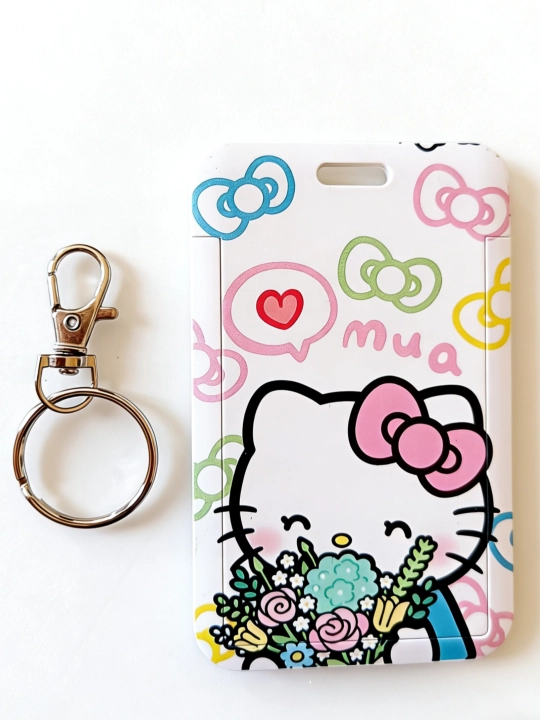 Аниме катрхолдер, для id карт, банк карты Hello Kitty, Capybara, Chiikawa - 