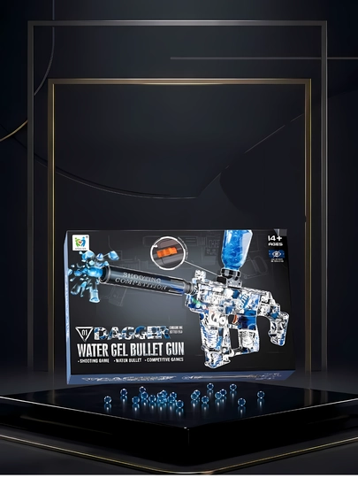 AK47, MP9, P90, AUG orbitsli gel avtomati, bolalar uchun batareyali blaster - 
