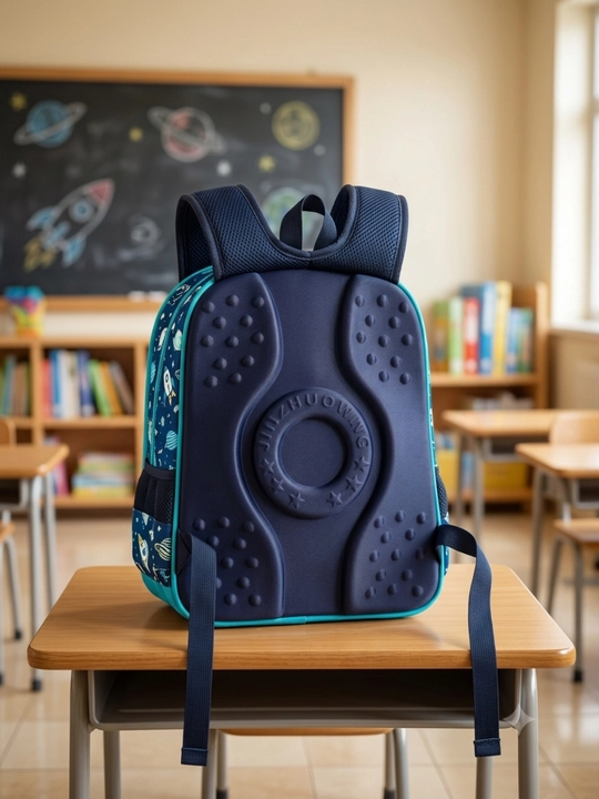 1-4-sinf qiz va o‘g‘il bolalari uchun mo‘ljallangan maktab ryukzagi - yengil, sig‘imli