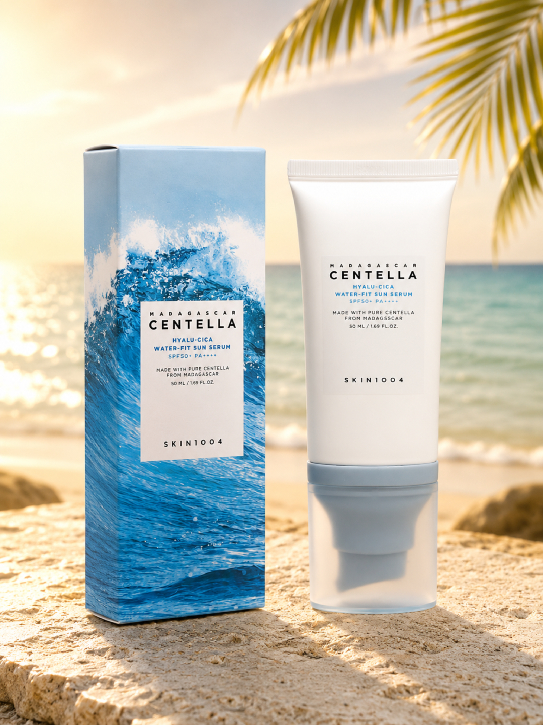 Quyoshdan himoya qiluvchi krem Skin1004 Madagascar Centella, SPF50+, PA++++, 50 ml - 