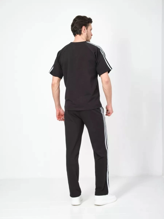 Мужской домашний костюм, трикотажный, хлопок RentexStyle
