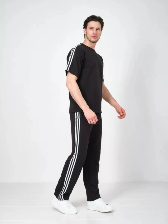 Мужской домашний костюм, трикотажный, хлопок RentexStyle