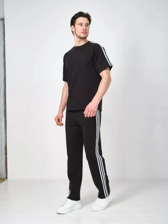 Мужской домашний костюм, трикотажный, хлопок RentexStyle