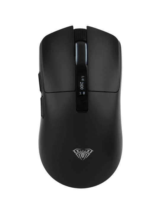 Simsiz gaming sichqoncha AULA SC590 Pro, PAW3311, 20000 DPI, 2.4G, USB-C, qora