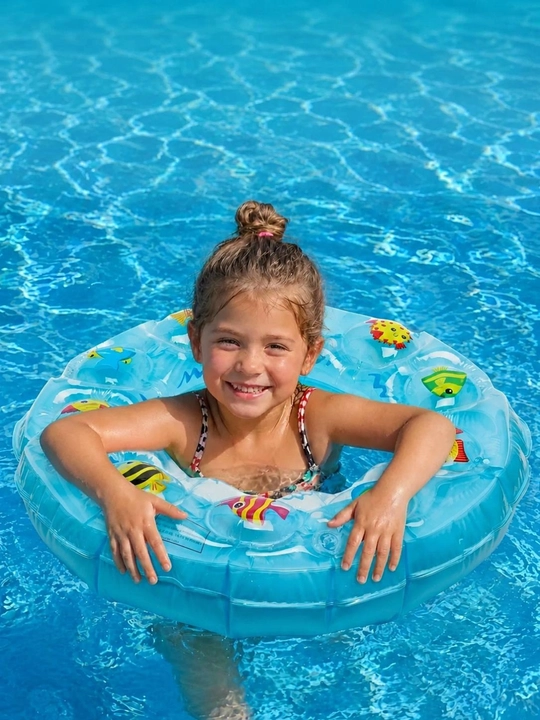 Надувной круг для плавания детский, 60 см, Ocean World, для бассейна