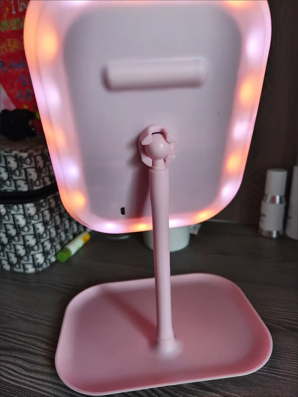 Led sensorli kosmetik oyna, 3 xil  rejimi, 5X kottalashtiruvchi makyaj oynasi, USB +sovg'a