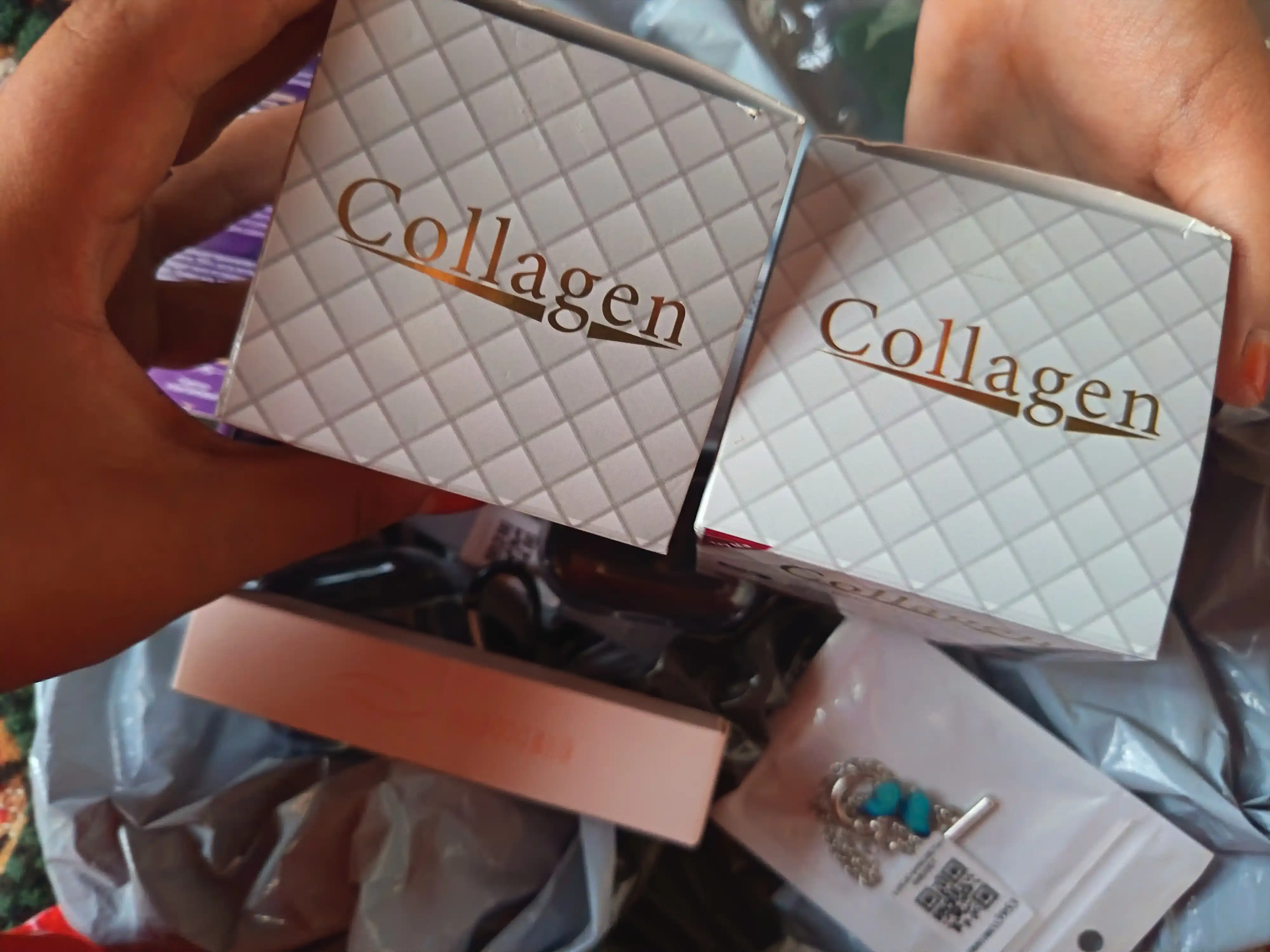 Крем для лица Collagen, отбеливающий крем, анти-акне и антивозрастной, 4 в 1, 80 г