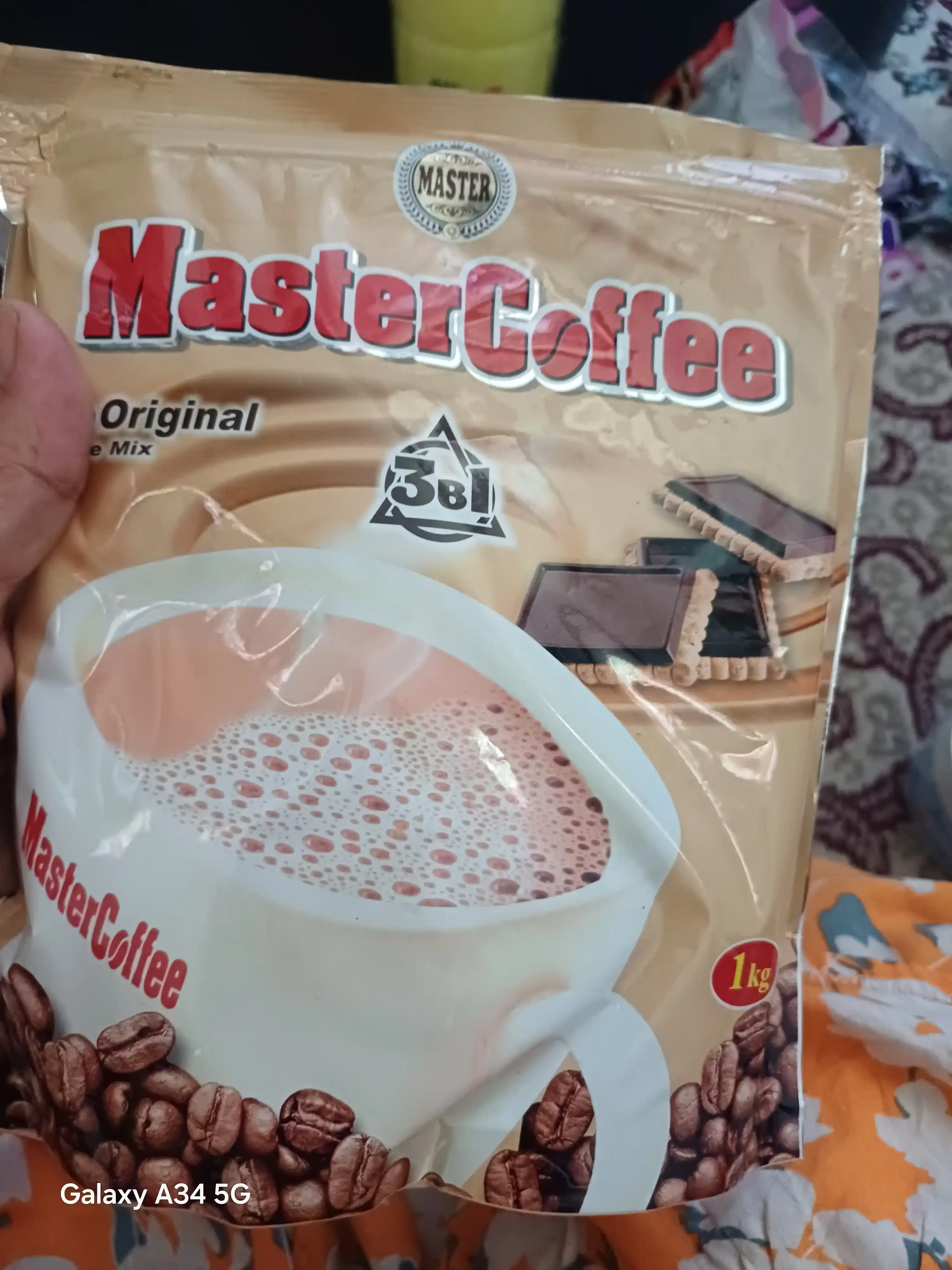 Кофе растворимый MasterCoffee, 3 в 1, 1 кг