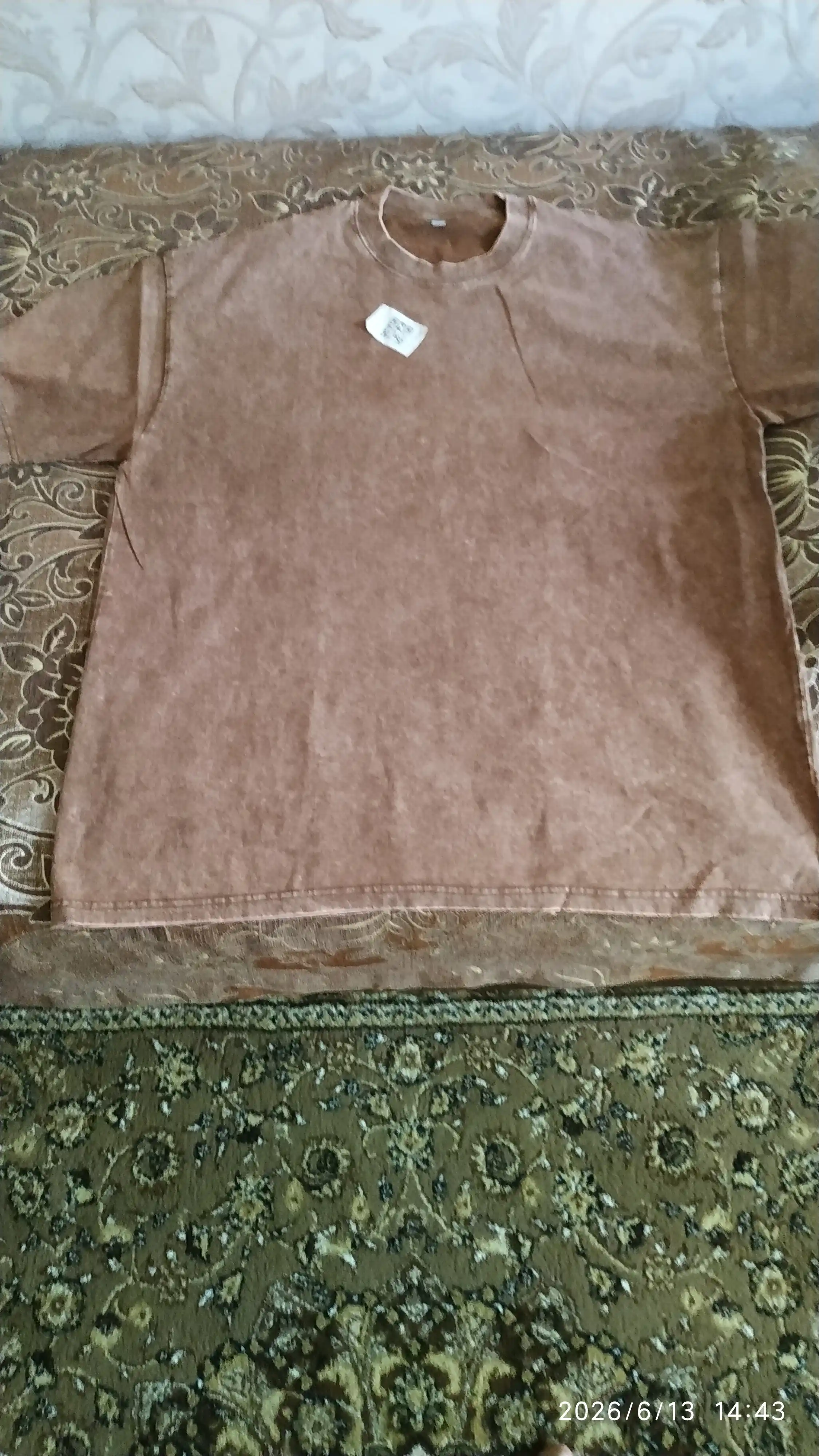 Oversize futbolka uniseks, 100% paxta ko'cha uslubi
