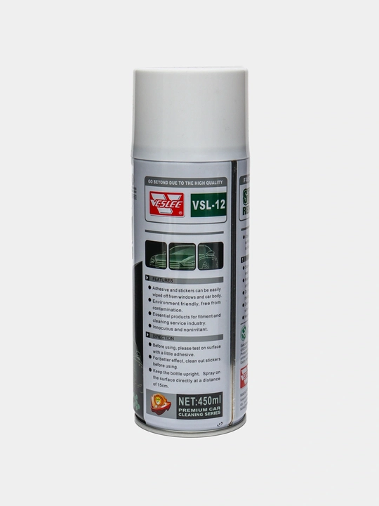 Veslee Sticker Remover VSL-12 – удалитель наклеек и клея, аэрозоль 450 мл