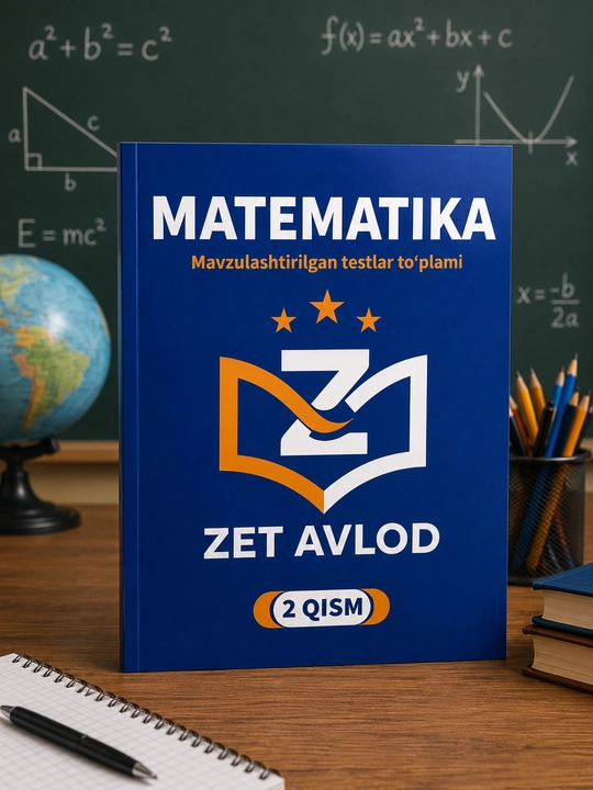 Математика, Мавзулаштирилган тестлар тўплами, Зет Авлод, 2-қисм - 