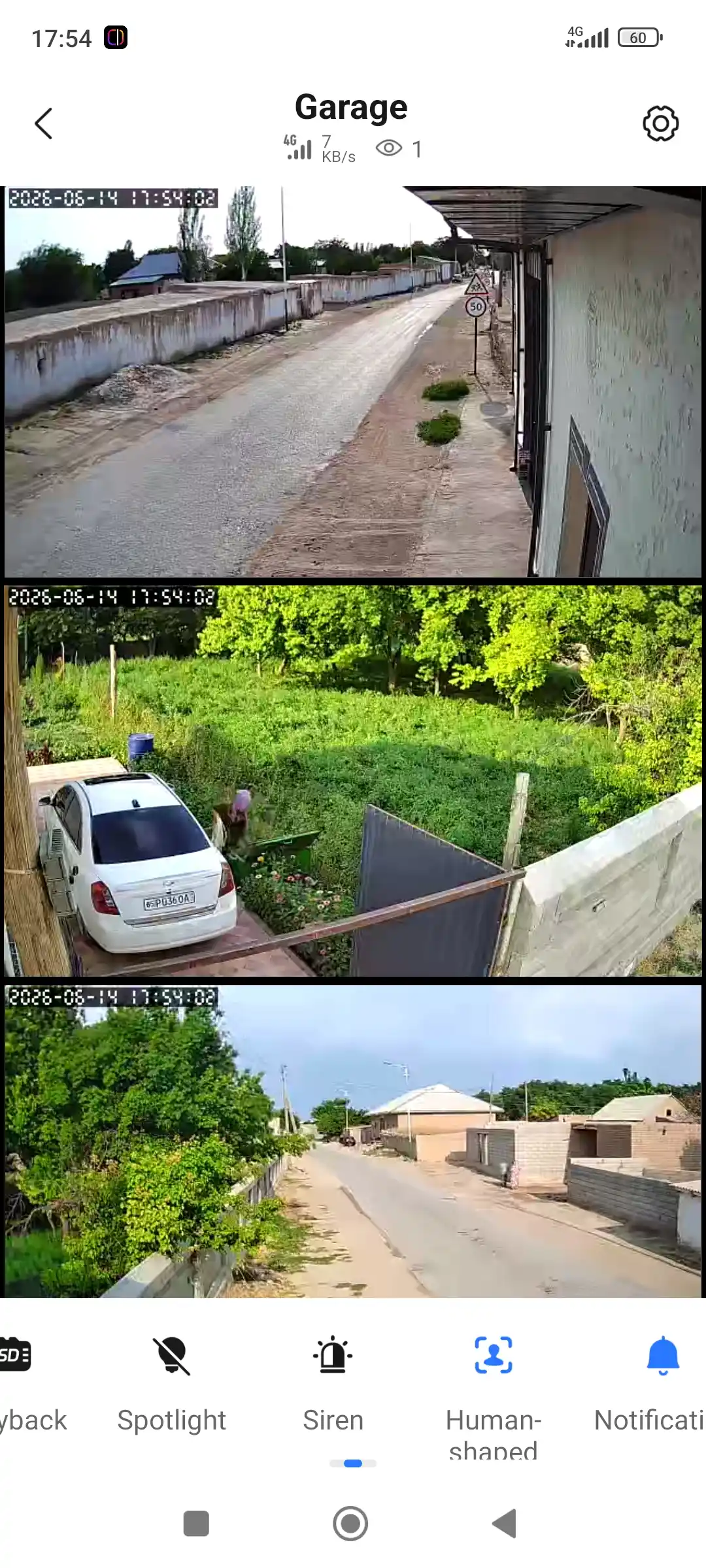 4G sim kartali Videokamera, smart 3 kozli ko'cha kamerasi YOOSEE 4G kamera