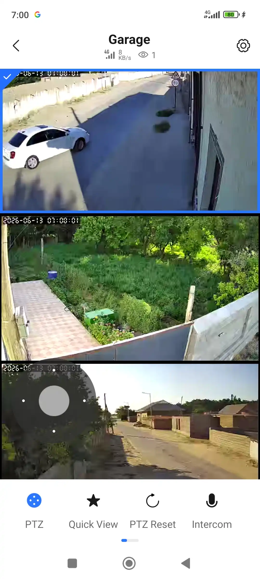 4G sim kartali Videokamera, smart 3 kozli ko'cha kamerasi YOOSEE 4G kamera