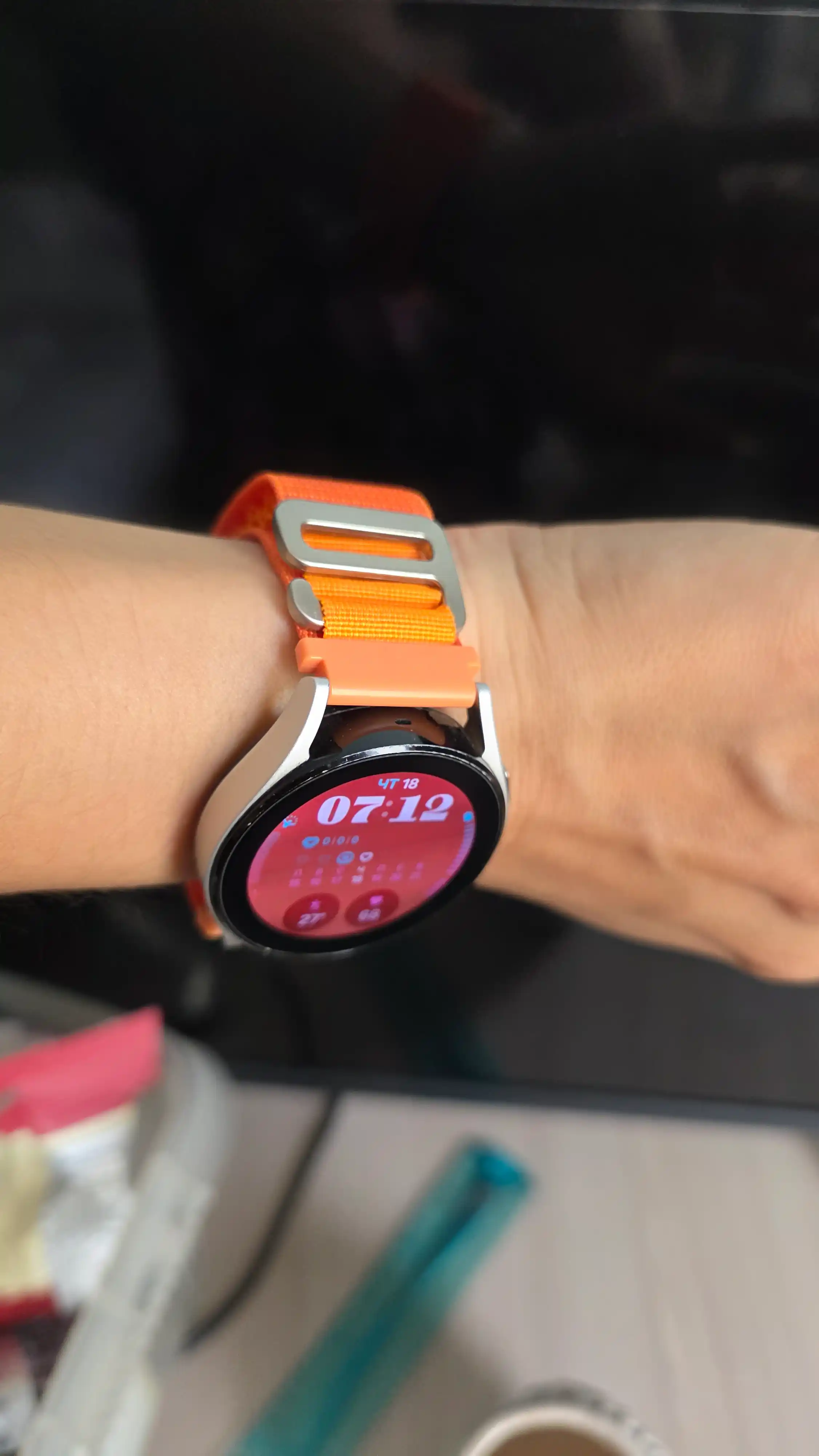 Ремешок нейлоновый для Samsung, Huawei, Amazfit и любых других часов, размер 22 мм и 20 мм