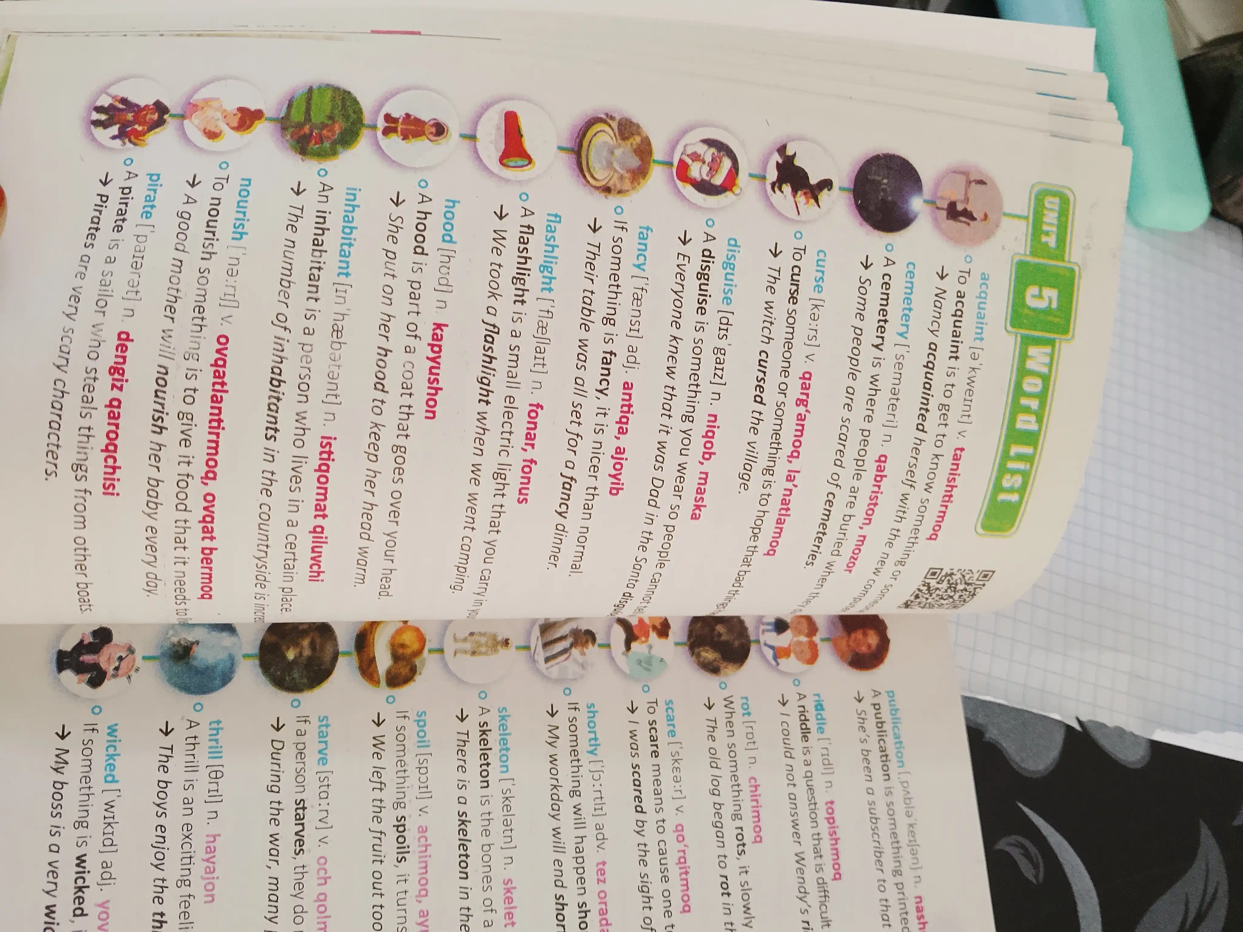 4000 Essential english words 1, 2, 3, 4, 5, 6 Uzbek translations
