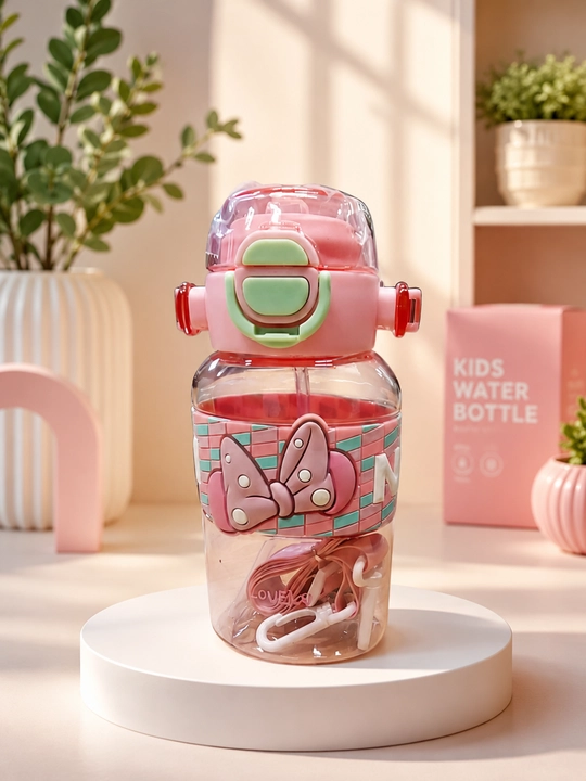 Bolalar suv idishi trubkali water bottle qizlar uchun
