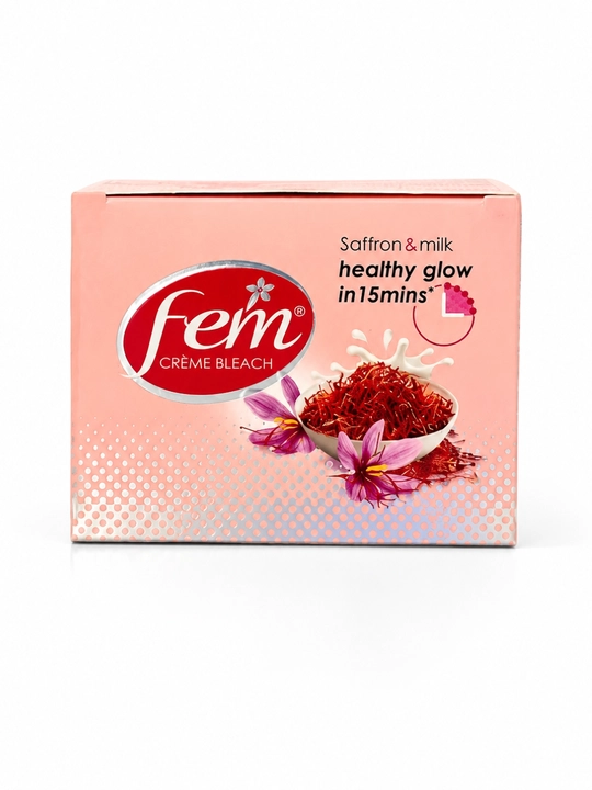 FEM Saffron & Milk Bleach blish kremi, qosh va yuzni oqartirish