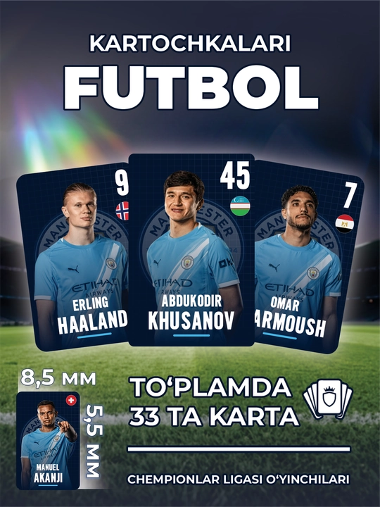 Futbolchi kartasi to‘plami (to‘plam)
