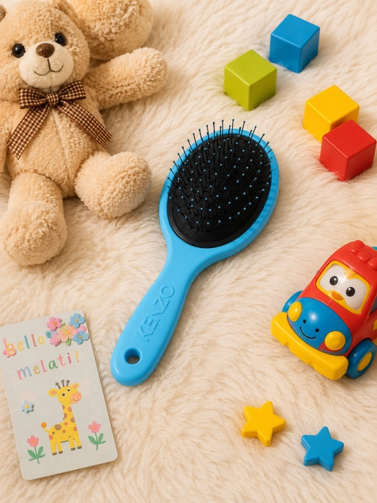 KENZO Hair Brush – bolalar va kattalar uchun massajli soch tarog‘i