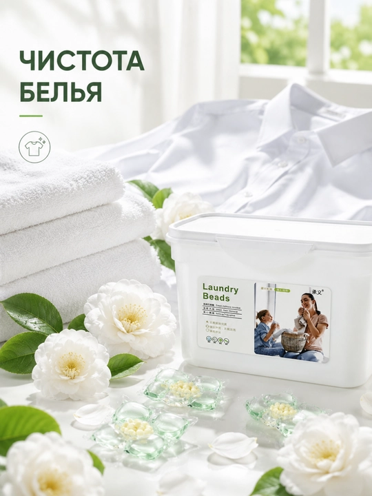5 ta 1 da kir yuvish kapsulasi, chuqur tozalash va doimiy xushbo‘y hid