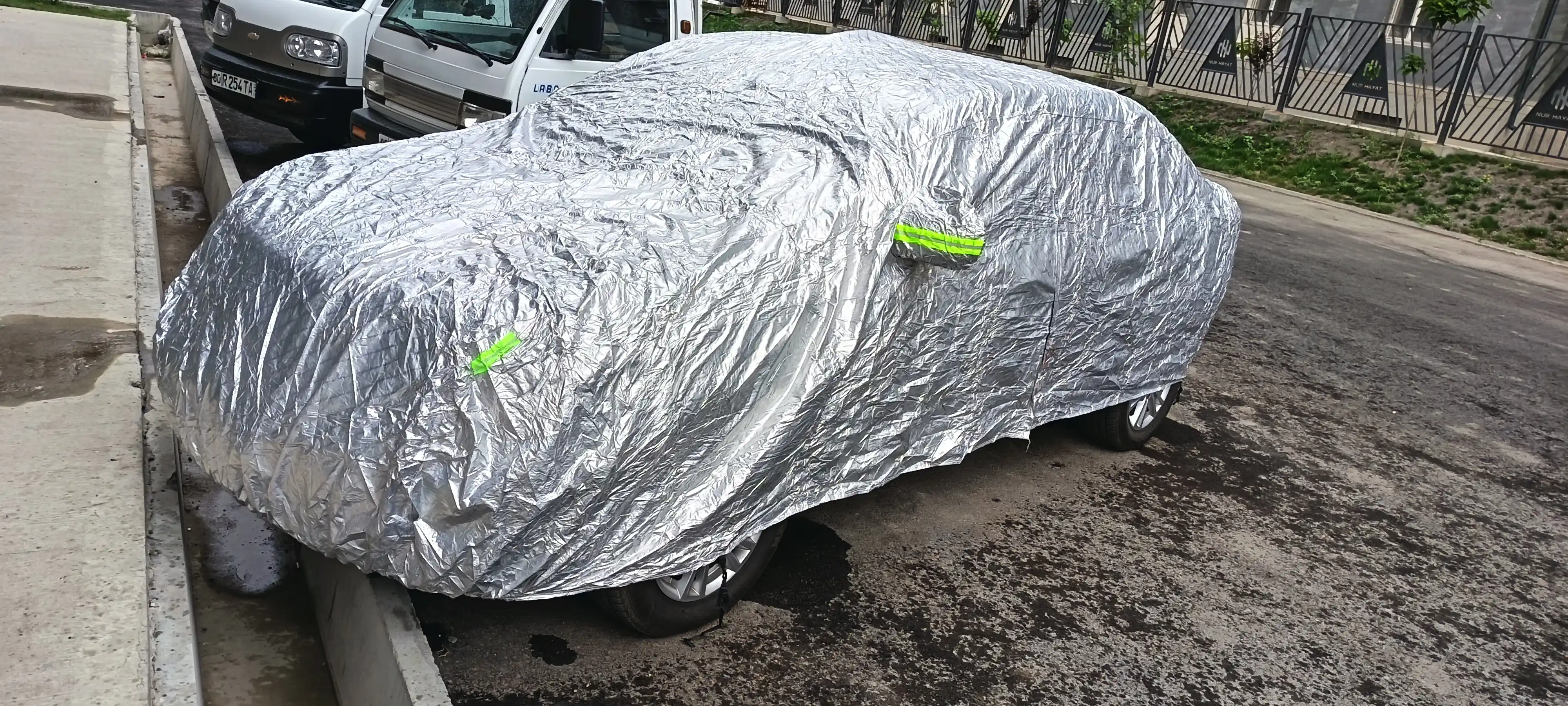 Авто тент Американка чехол Cobalt Onix Gentra Spark для машины водонепроницаемый